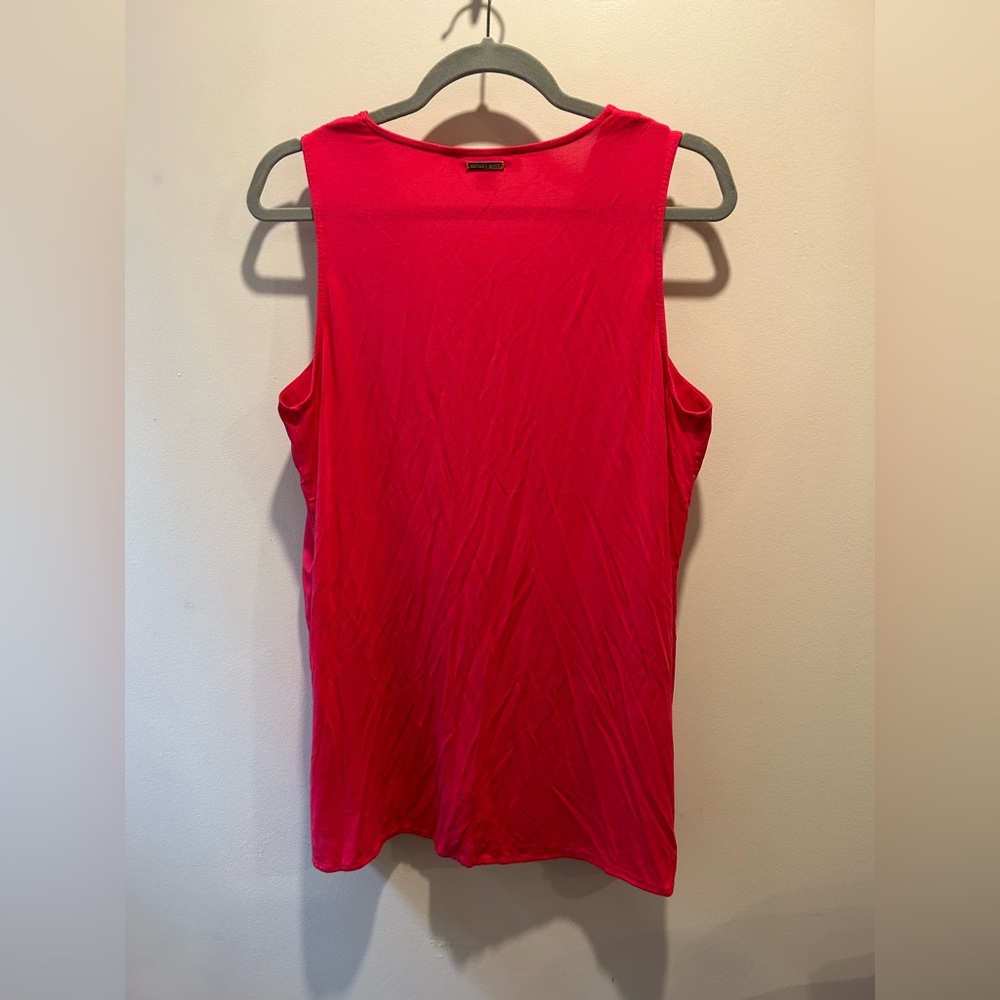 Michaels Vibrant Pink V-Neck Tank Top - Picture 4 of 6